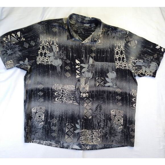 Natural Issue Abstract Floral Print Button Up Shirt XL - Picture 1 of 9